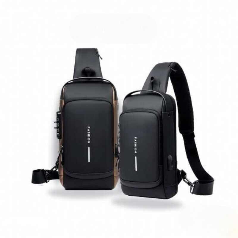 Mochila Anti-Furto com Senha USB slim