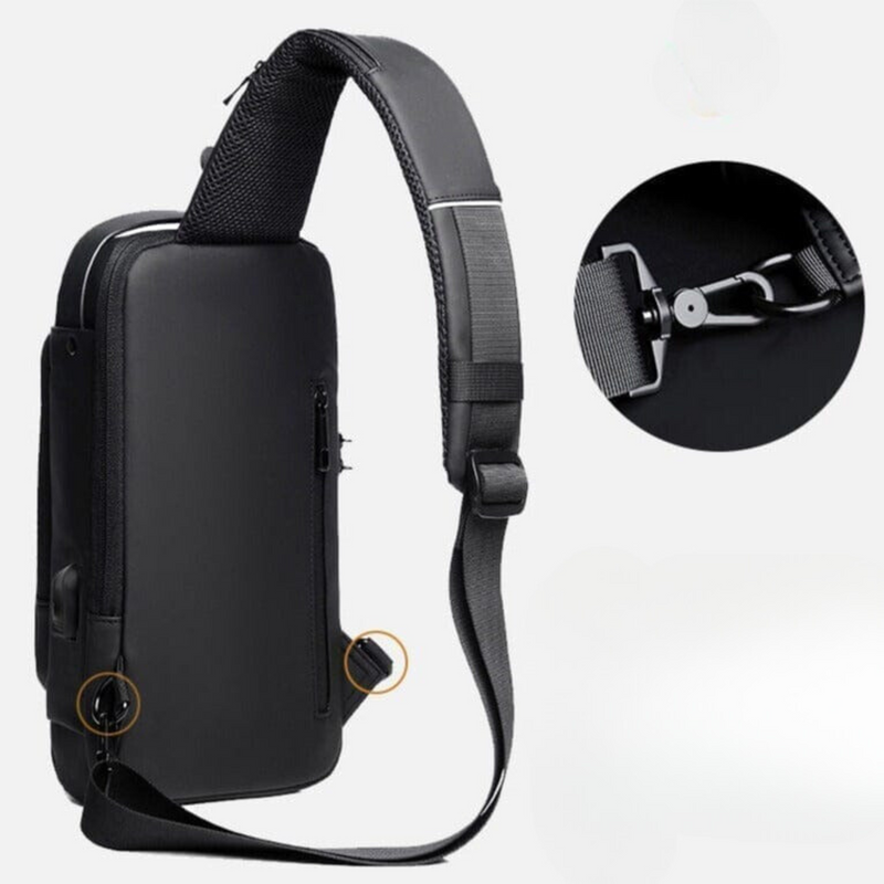 Mochila Anti-Furto com Senha USB slim