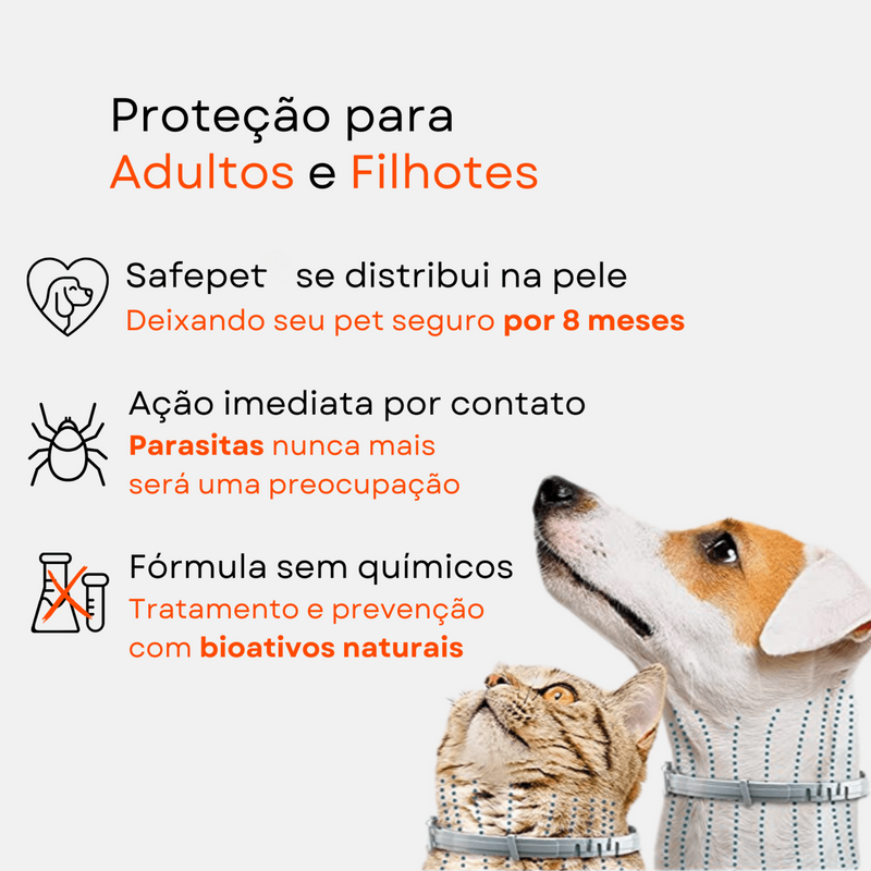 Coleira Anti Pulgas e Carrapatos para Pets