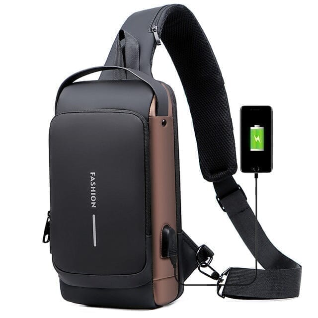 Mochila Anti-Furto com Senha USB slim