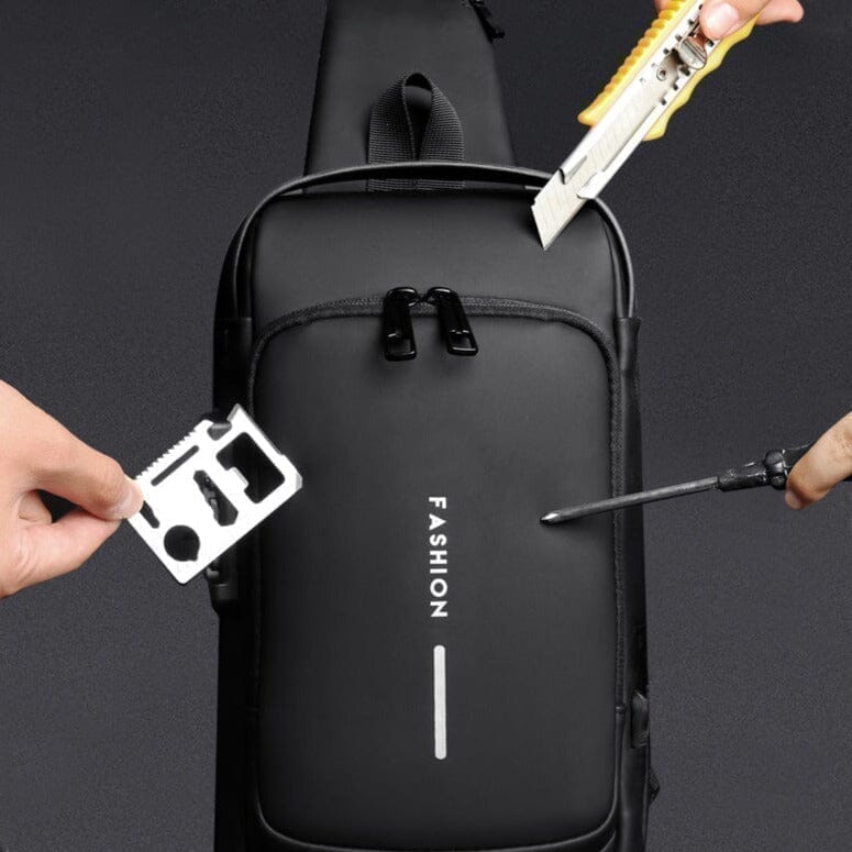 Mochila Anti-Furto com Senha USB slim